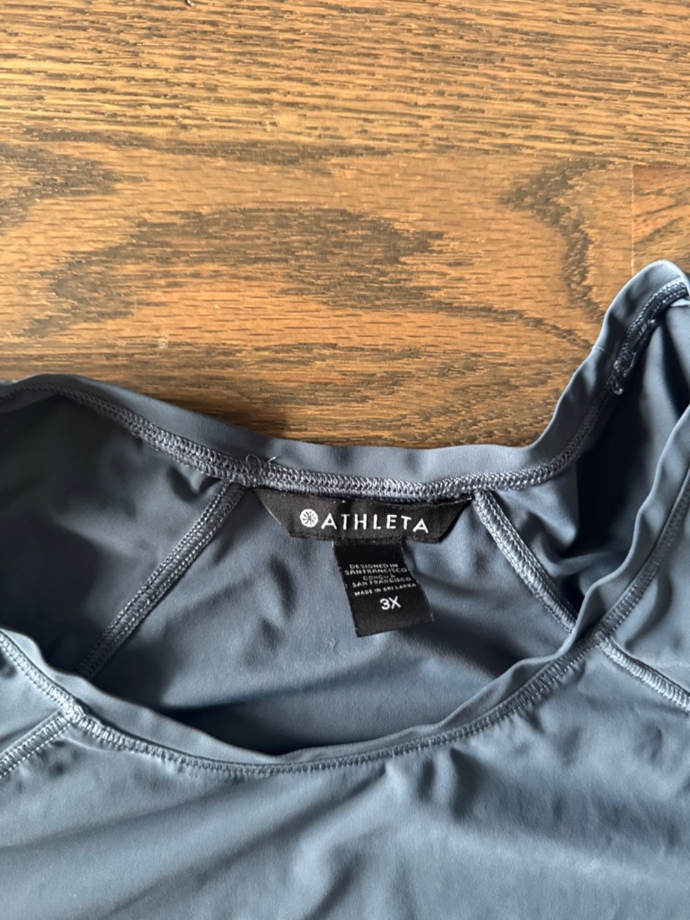 Athleta Ultimate Mesh Tee - grey - 3x - Picture 3 of 5